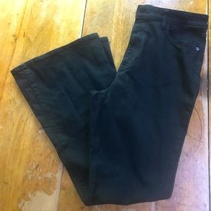 Elizabeth and James High Rise Flare Black Jeans  12/31